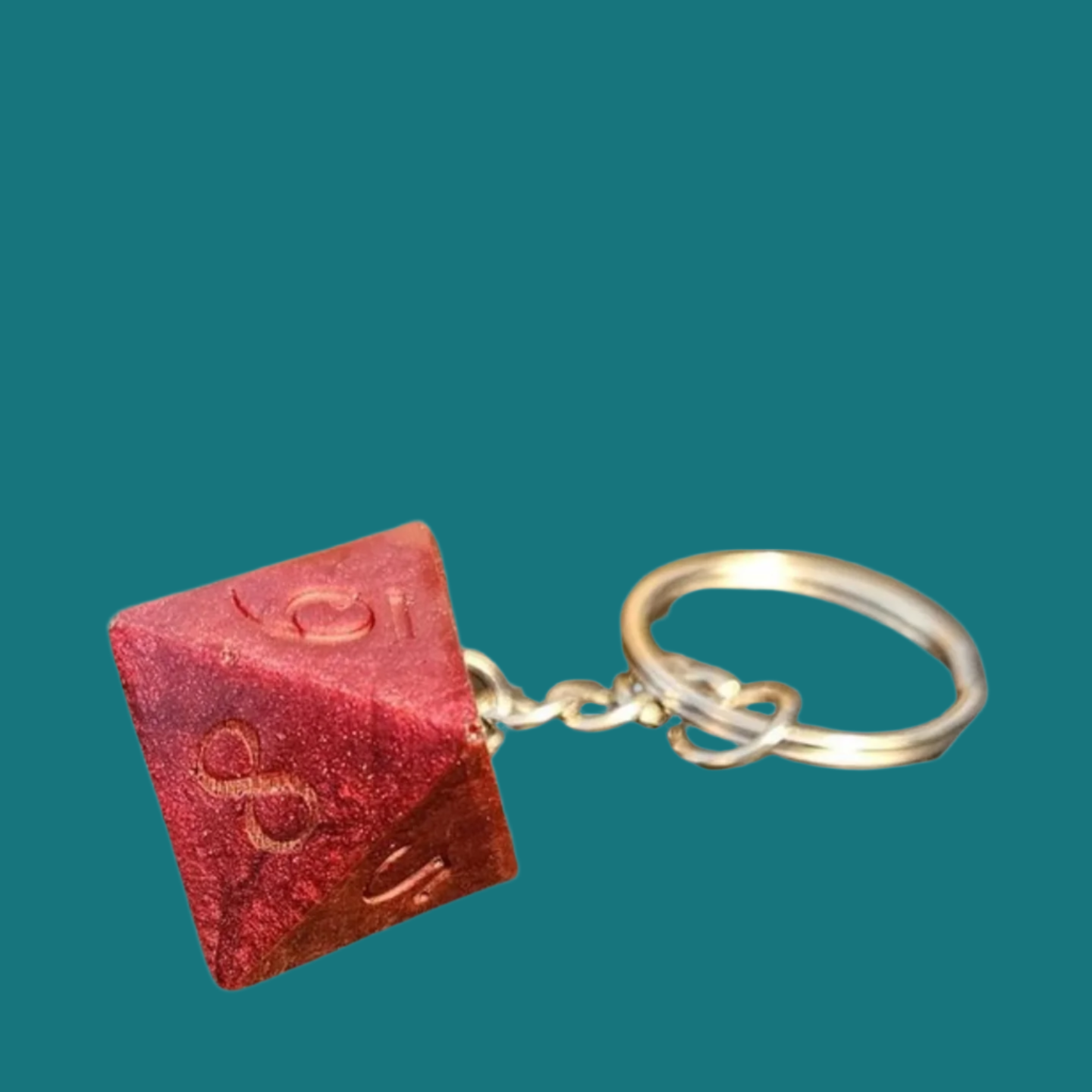 Dungeons & Dragons Dice Keychain