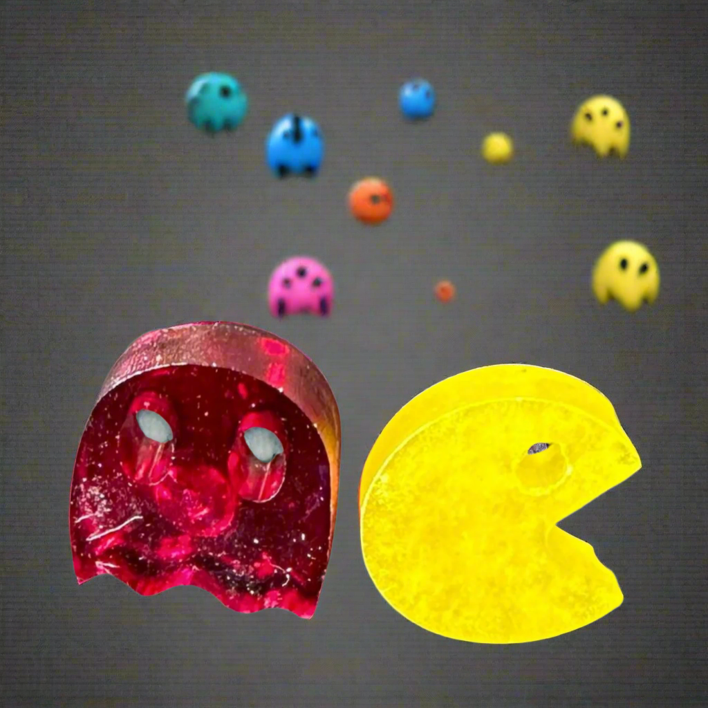 Pacman Earrings