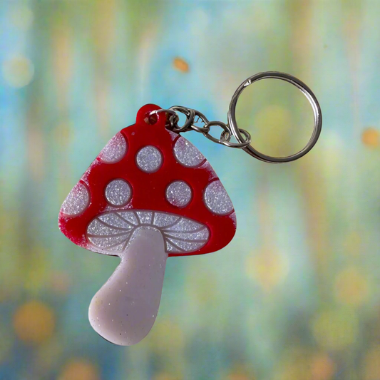 Mushroom - Flat Keychains