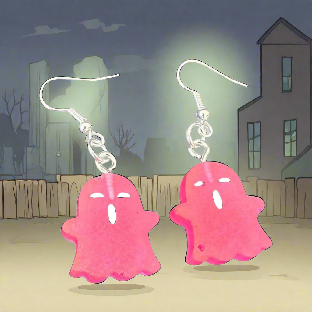 Ghost Dangle Earrings