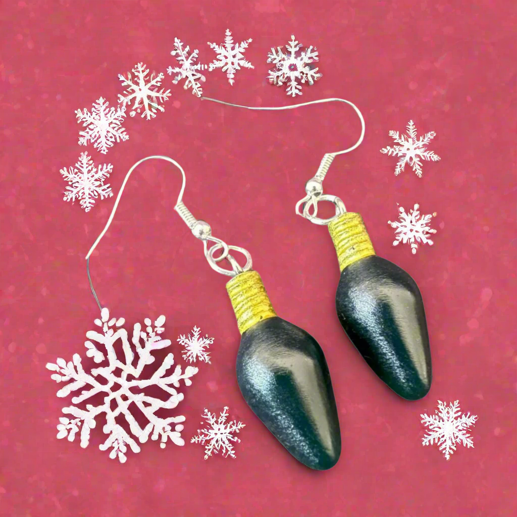 Christmas Light Dangle Earrings