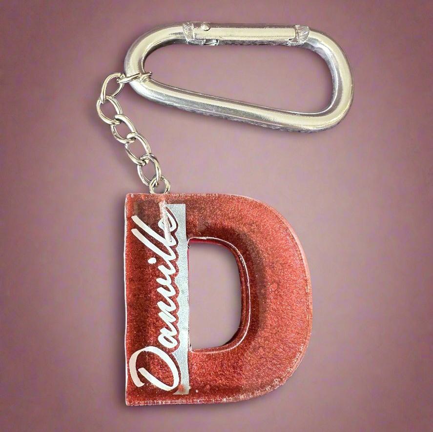 School Letter Keychain