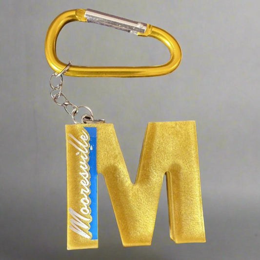 School Letter Keychain