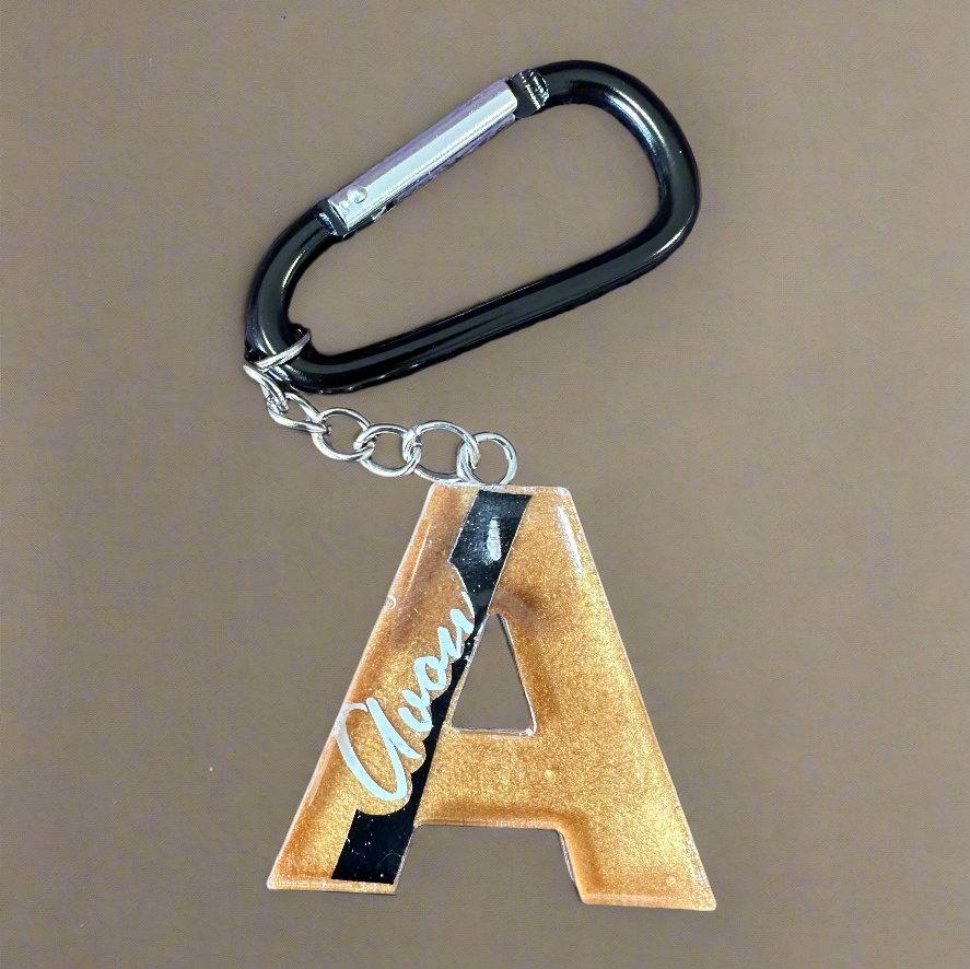 School Letter Keychain