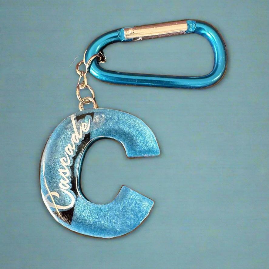 School Letter Keychain