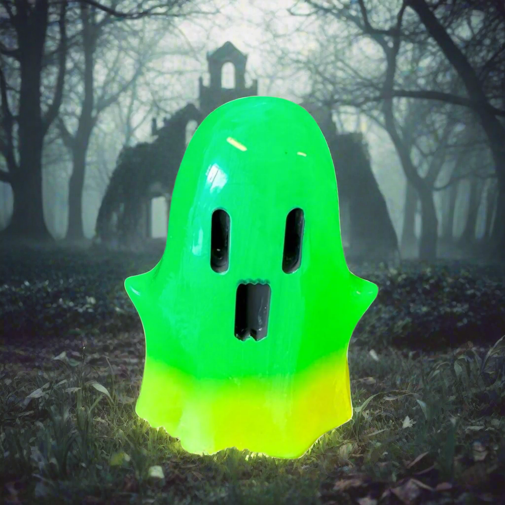 Ghost Figure with a Mouth Glow-in-Dark