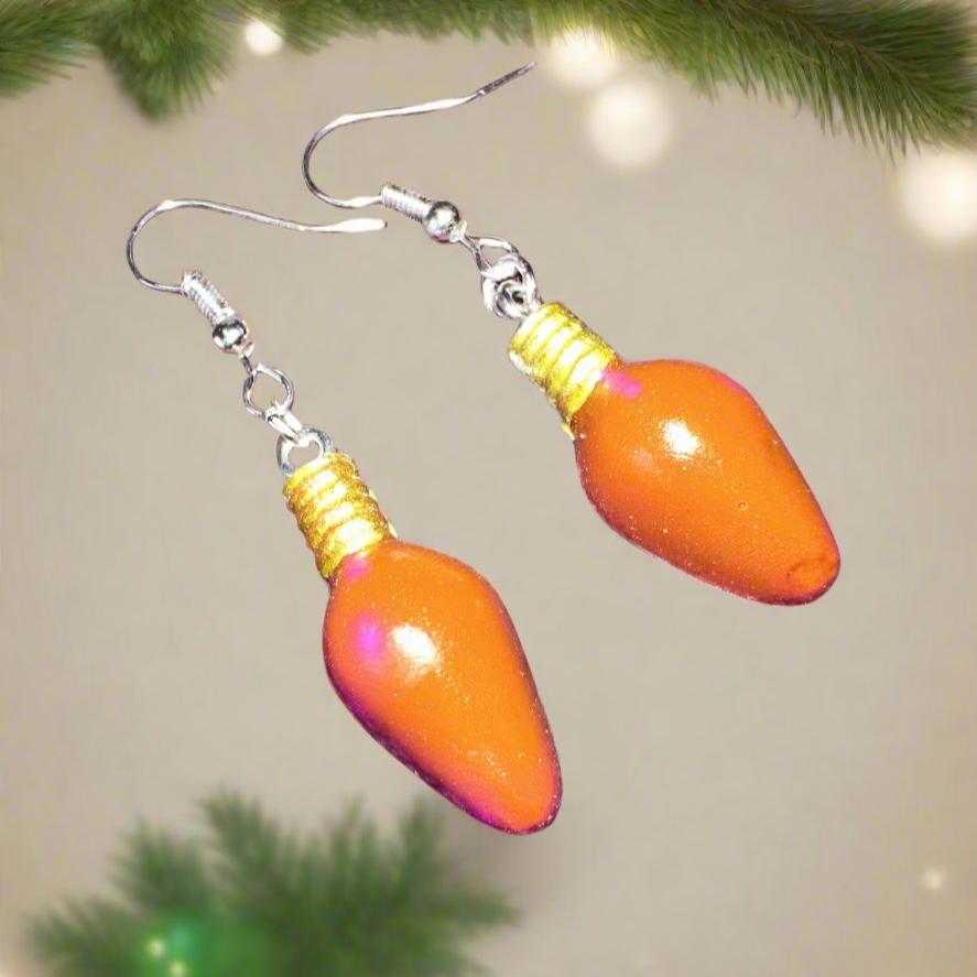 Christmas Light Dangle Earrings