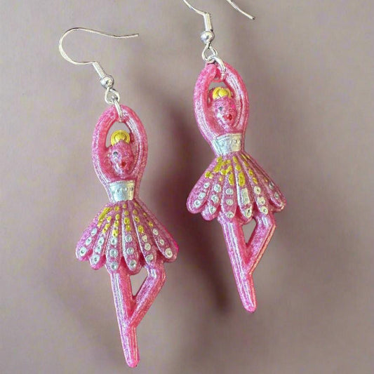 Ballerina Dangle Earrings