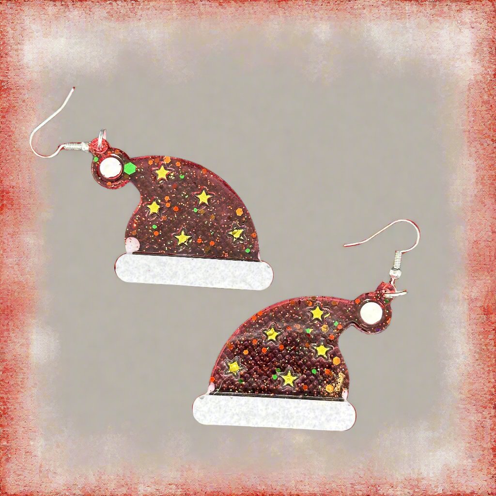 Santa Hat Earrings