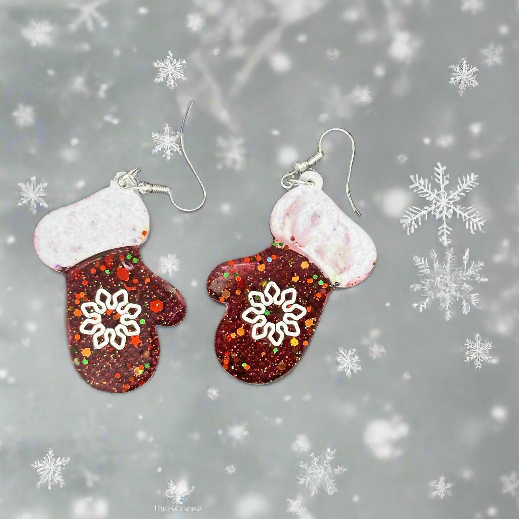 Christmas Mitten Earrings