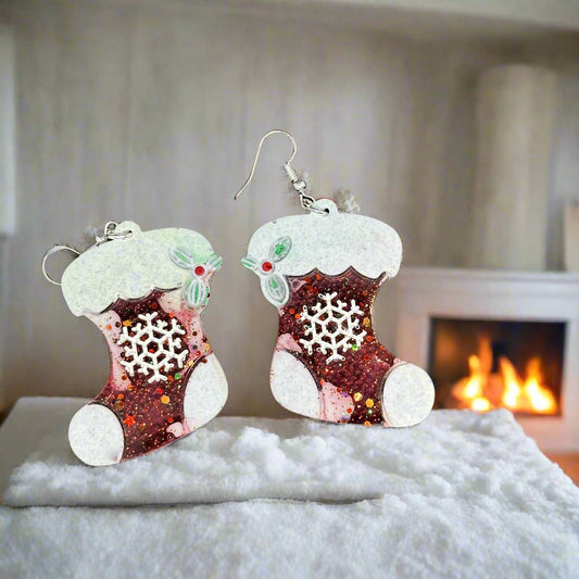 Christmas Stocking Earrings