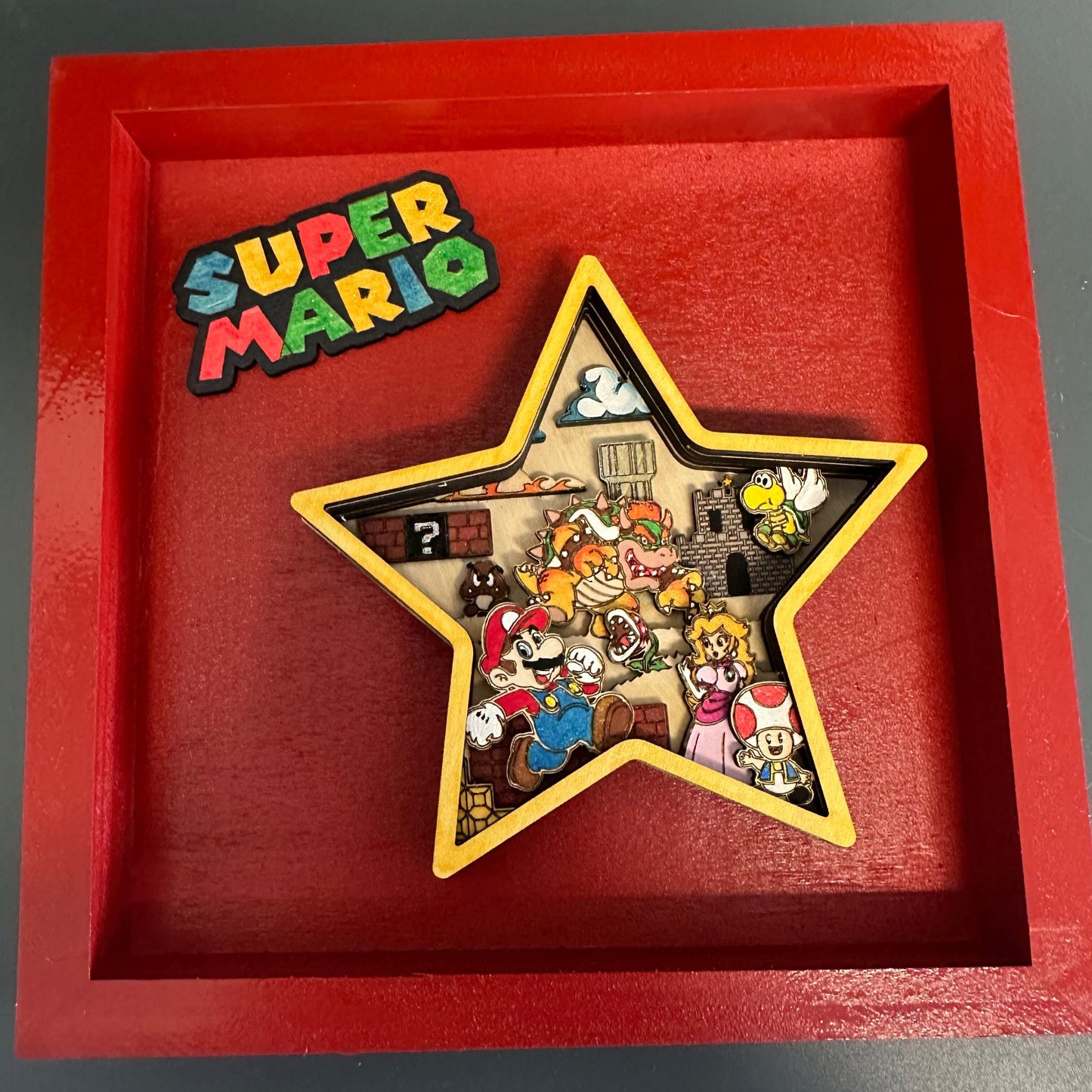 Mario Shadow Box